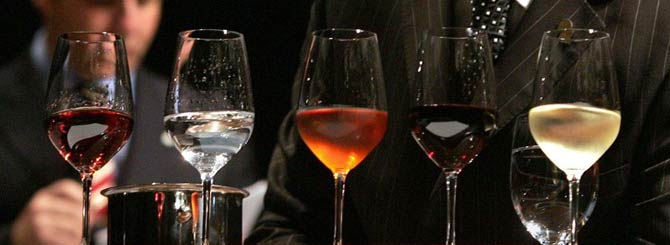 Sommeliers and wine